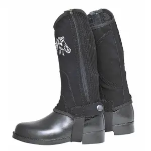 Children's leather mini-chaps HKM image-1