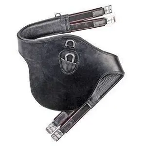 Leather riding breastplate HKM image-1