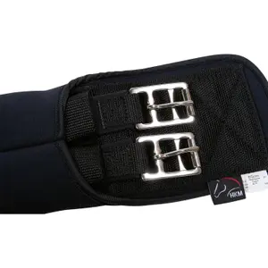 Riding dressage girth with elastic band HKM image-2