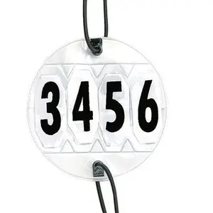 Nummer Reitnummer 4 Ziffern verstellbar HKM (x2) image-0