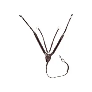 Wide Elastic Horse Hunting Collar HKM image-0