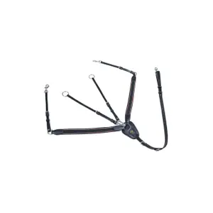 Wide Elastic Horse Hunting Collar HKM image-0
