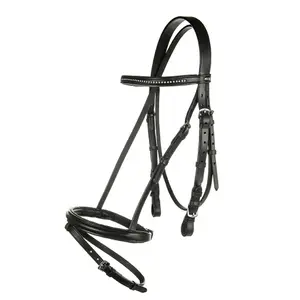 Bitless bridle for horses HKM Economic image-0