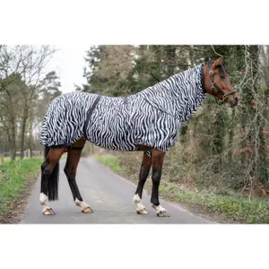 Anti-eczema horse blanket HKM Zebra image-3
