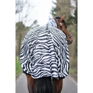 Anti-eczema horse blanket HKM Zebra image-4