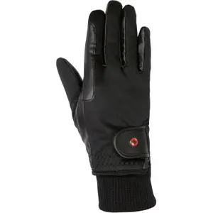 Luvas de equitação em couro HKM Frosty image-0
