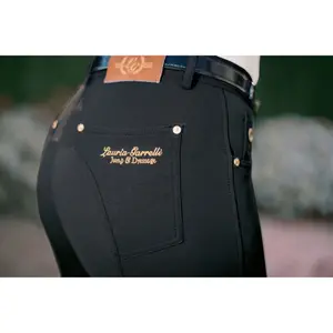 Mid grip riding Trousers for women HKM LG Basic image-2