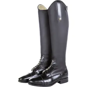 Dziecięce skórzane buty jeździeckie HKM Sevilla Teddy Standard image-1