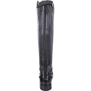 Dziecięce skórzane buty jeździeckie HKM Sevilla Teddy Standard image-2