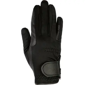 Dziecięce rękawice do jazdy konnej HKM Softshell image-0