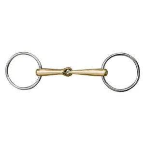 Anatomic Stainless Steel Simple Bit for Horse HKM image-0