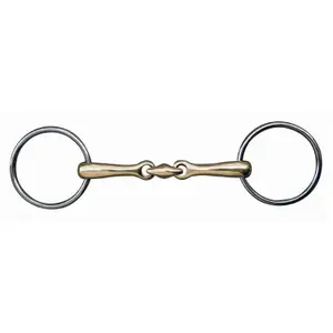 Dubbel bit voor paarden HKM Argentan, Edelstahl 16 mm image-0