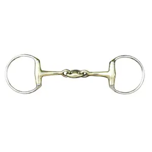 Olive bit for horses HKM Argentan 18 mm image-0