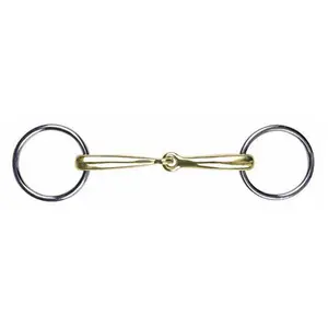 Mors Simple Til Hest I Maillechort HKM image-0