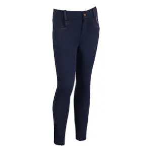 Full grip riding Trousers for girls HKM Kids Alva image-0