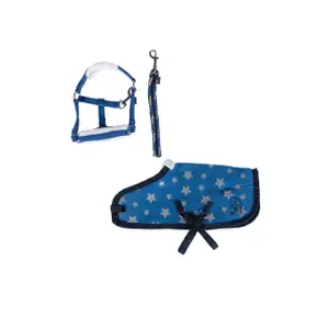 Miniature set voor pluchen pony kind HKM Kids Cuddle Pony image-0
