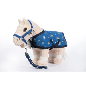 Miniature set voor pluchen pony kind HKM Kids Cuddle Pony image-1