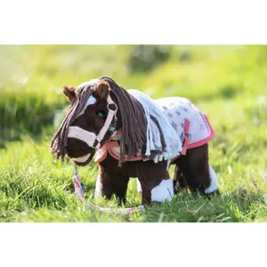 Miniature sæt til plysdyr pony barn HKM Kids Cuddle Pony image-4