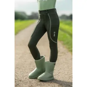 Dziewczęce legginsy jeździeckie z pełną przyczepnością HKM Kids Claire image-4