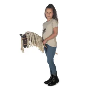 T-shirt meisje HKM Kids Hobby Horsing Rainbow image-1