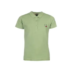 Dziewczęca jeździecka koszulka polo HKM Kids Claire image-0