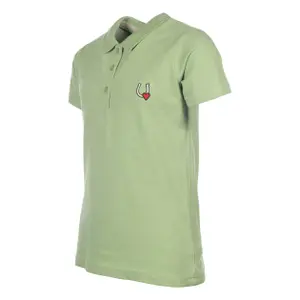 Dziewczęca jeździecka koszulka polo HKM Kids Claire image-2