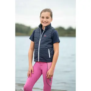 Gilet da equitazione senza maniche per ragazza HKM Kids Mika image-3