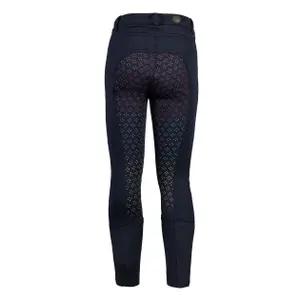 Pantalón de equitación Full Grip infantil HKM Kids Mia image-1