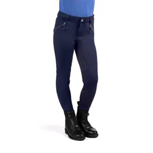 Pantalón de equitación Full Grip infantil HKM Kids Mia image-2