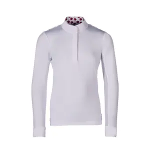 Girl's competition polo shirt HKM Kids Hunter Langarm image-0