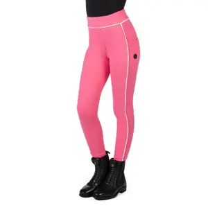 Dziewczęce legginsy jeździeckie z pełną przyczepnością HKM Kids Maui image-1