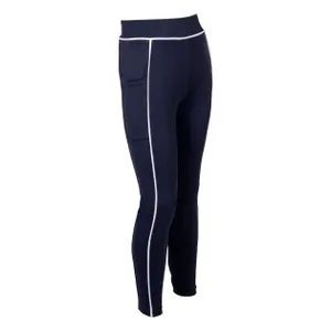 Dziewczęce legginsy jeździeckie z pełną przyczepnością HKM Kids Maui image-0