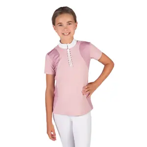 Turnier-Poloshirt Mädchen HKM Kids Glam image-1