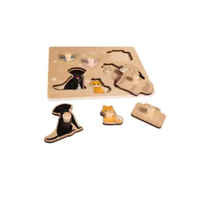 Wooden Button Puzzle HKM Kids image-1