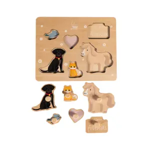 Wooden Button Puzzle HKM Kids image-3