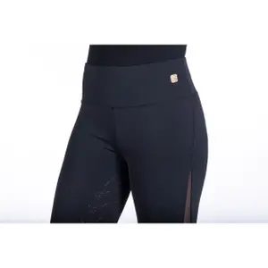 Women's full grip riding leggings HKM Selection Edinburgh Mesh image-3