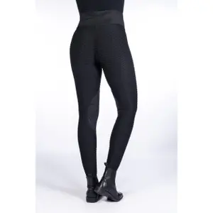 Women's mid grip riding leggings HKM Selection Edinburgh Shape image-1