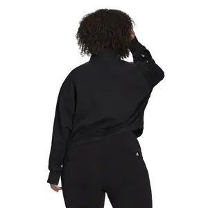 Sweatshirt große Größen Frau adidas hyperglam fleece image-3