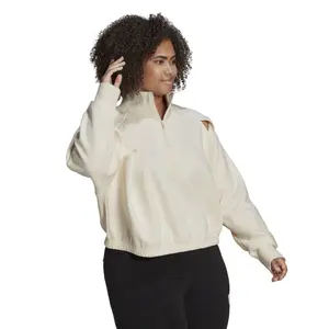 Sweatshirt woman adidas Hyperglam Fleece image-3