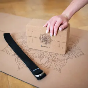 Cork TPE yoga set HMS YM11 image-2