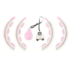 Ensemble hula hoop magnétique avec balle de gravité et support de taille femme HMS HHW06 image-2