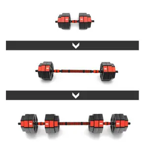 Conjunto de barra e halteres HMS SGC30 image-1