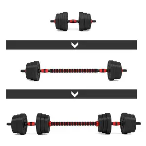 Barbell and dumbbell set HMS SGP20 image-1