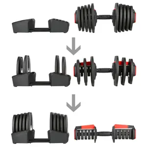 Barbell and dumbbell set HMS SGR40 PRO image-2
