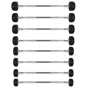 17-58-008-gummierte-hantelstange-hms-gsg35-silber-schwarz-124-5x20-cm-30-mm