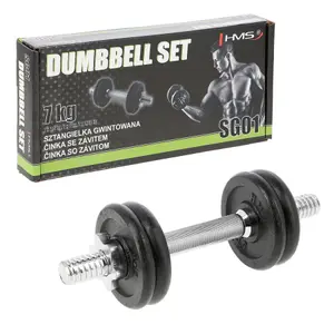 Cast iron dumbbell HMS SG01 image-2