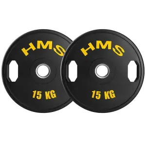Rubber-coated weight disc HMS TOG15 Olimpijski