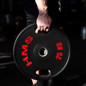 Rubber-coated weight disc HMS TOG25 Olimpijski image-2