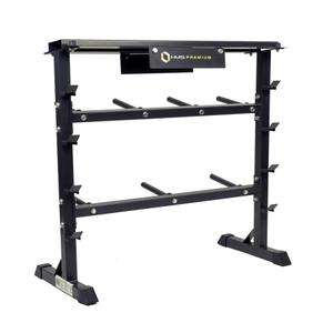 Soporte de barra con mancuerna para musculación HMS STR12 Premium image-2