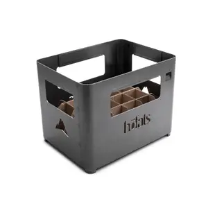 Brasero Höfats Beer Box Fire basket gris image-1